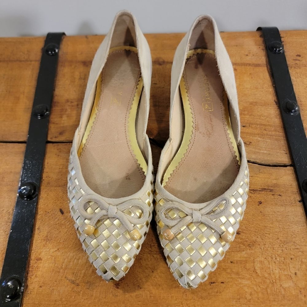 SPERRY Top Sider Woven Flats size 6.5